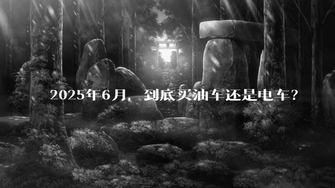 2025年6月，到底买油车还是电车？